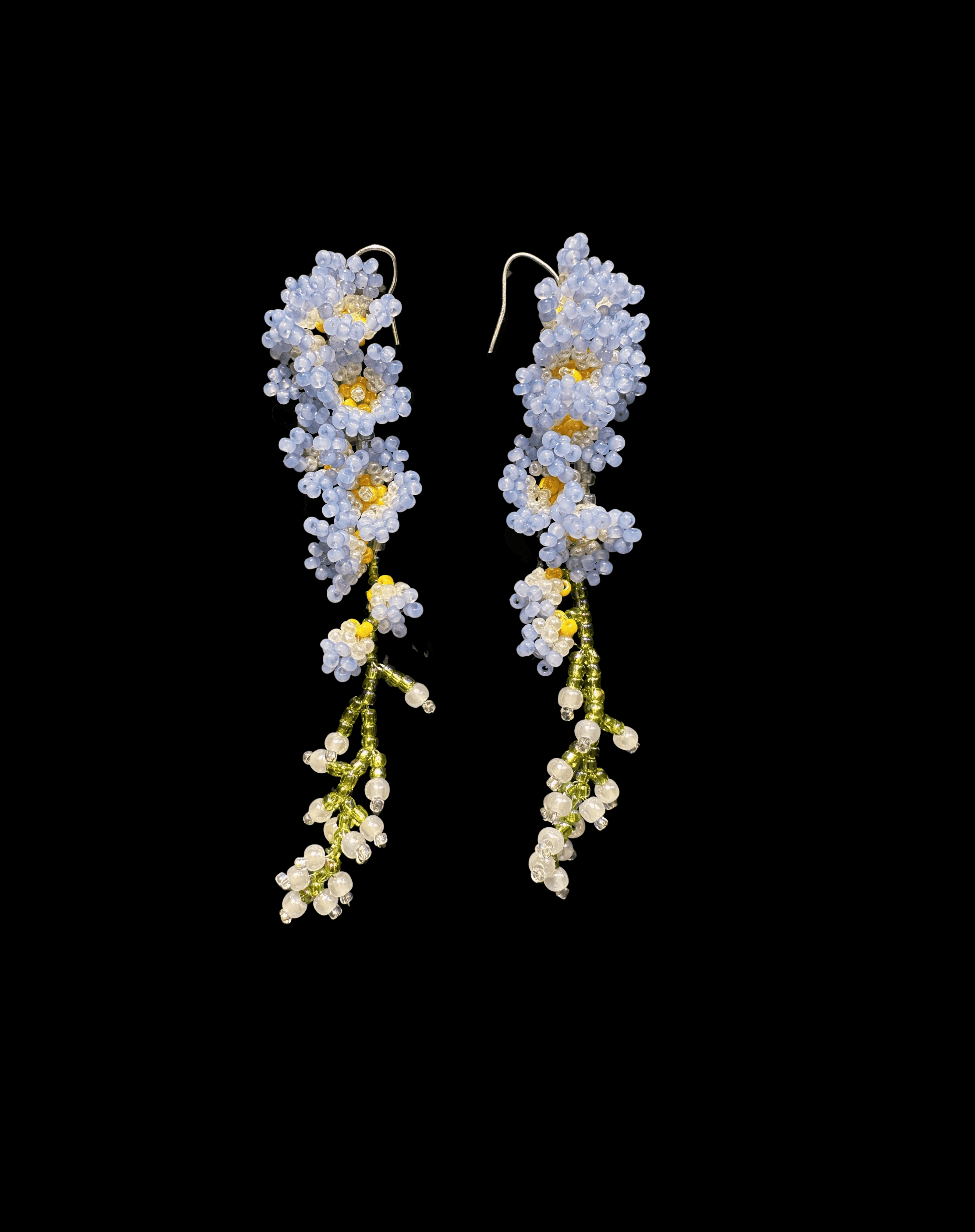 Flower Beaded Earrings