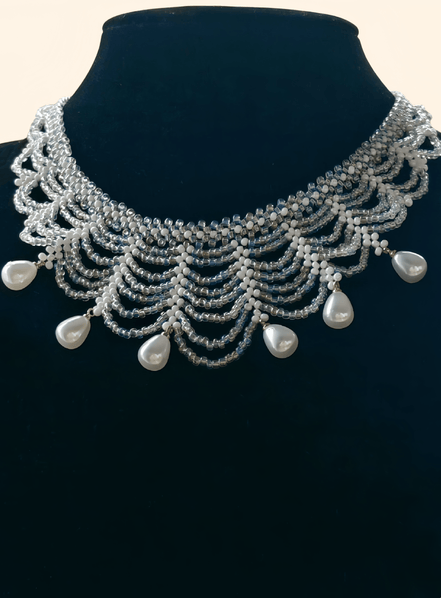 Mermaid's Tears Beaded Necklace