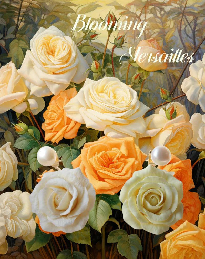 HANDMADE CLAY ROSE EARRINGS