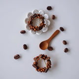 Real Coffee Bean Brooch/ Coffee Lover Pin