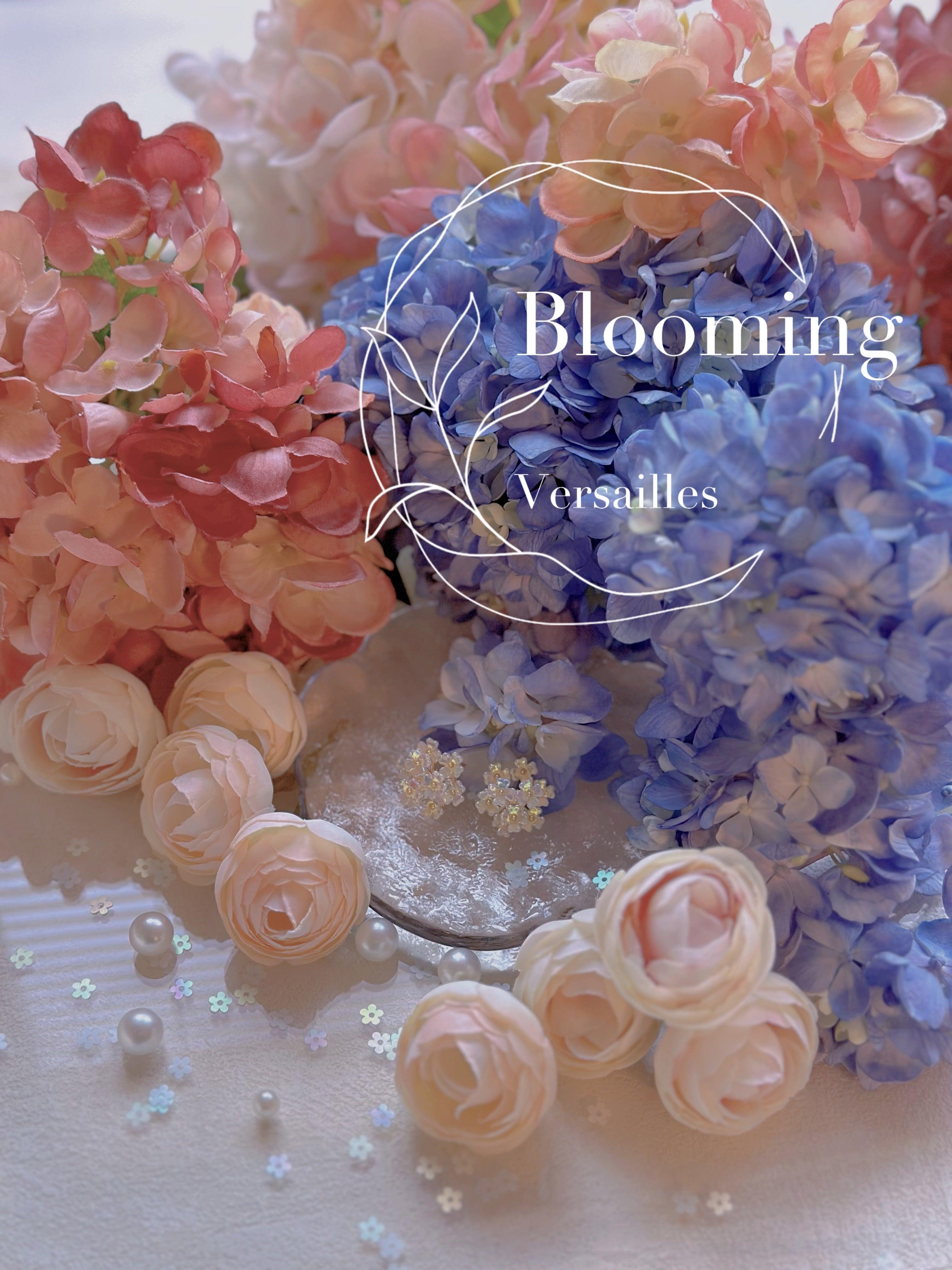 Handmade Pearl Hydrangea Earrings