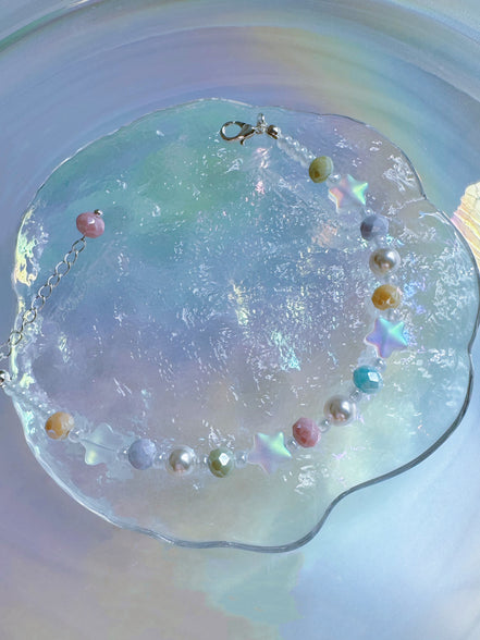 Pastel Star Beaded Bracelet