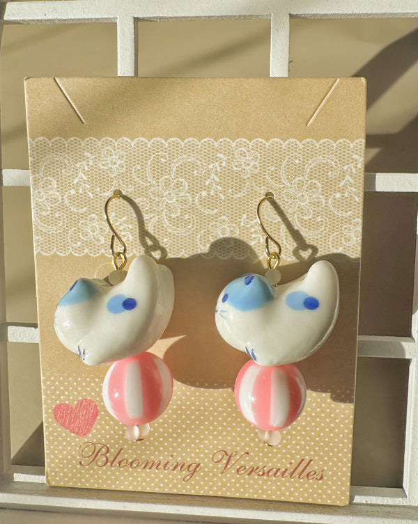 Playful Kitten Earrings