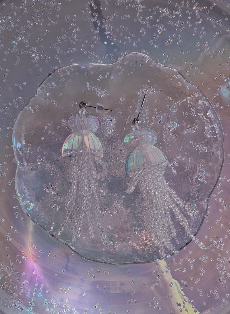 Handmade Aurora Jellyfish Earrings