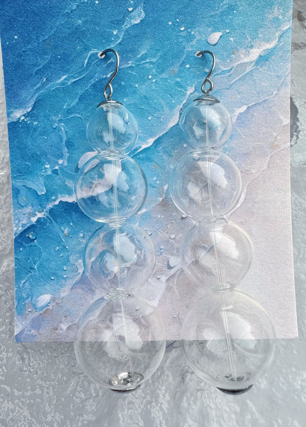 Glass Bubble Earrings