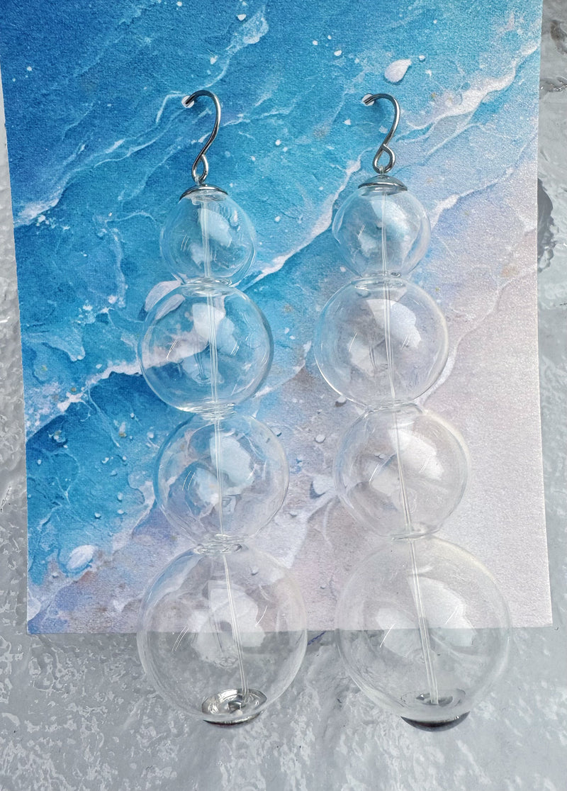 Glass Bubble Earrings