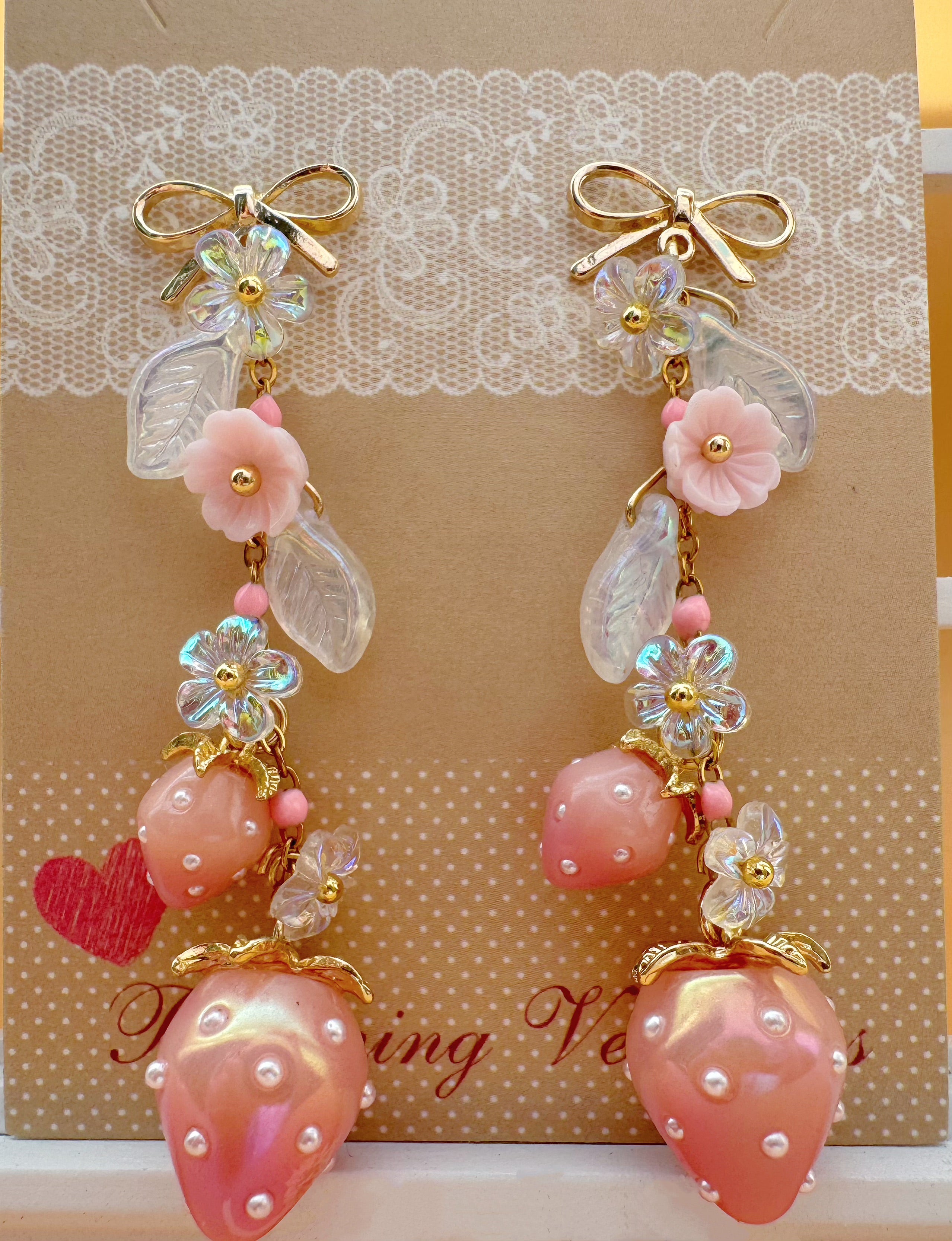 Strawberry Dangle Earrings