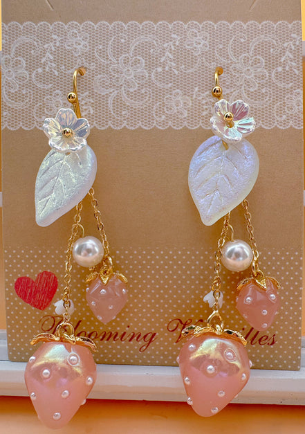 Strawberry Dangle Earrings