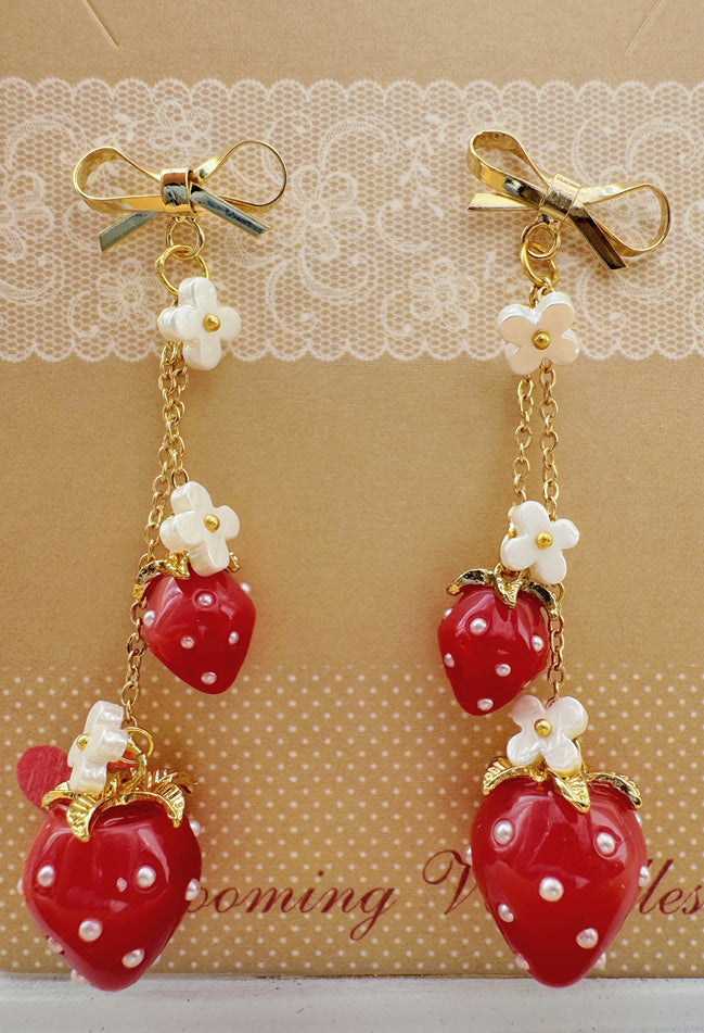 Strawberry Dangle Earrings