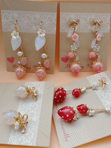 Strawberry Dangle Earrings