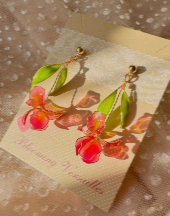 Iris Resin Earrings