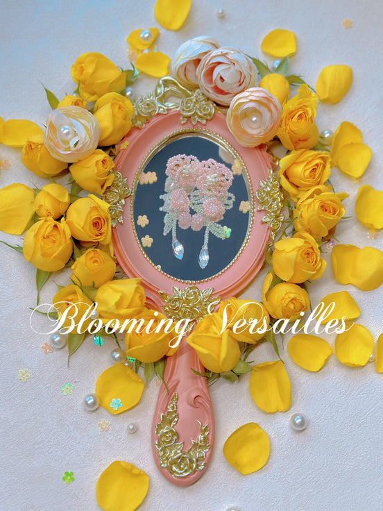 Peach Blossom Beaded Earrings