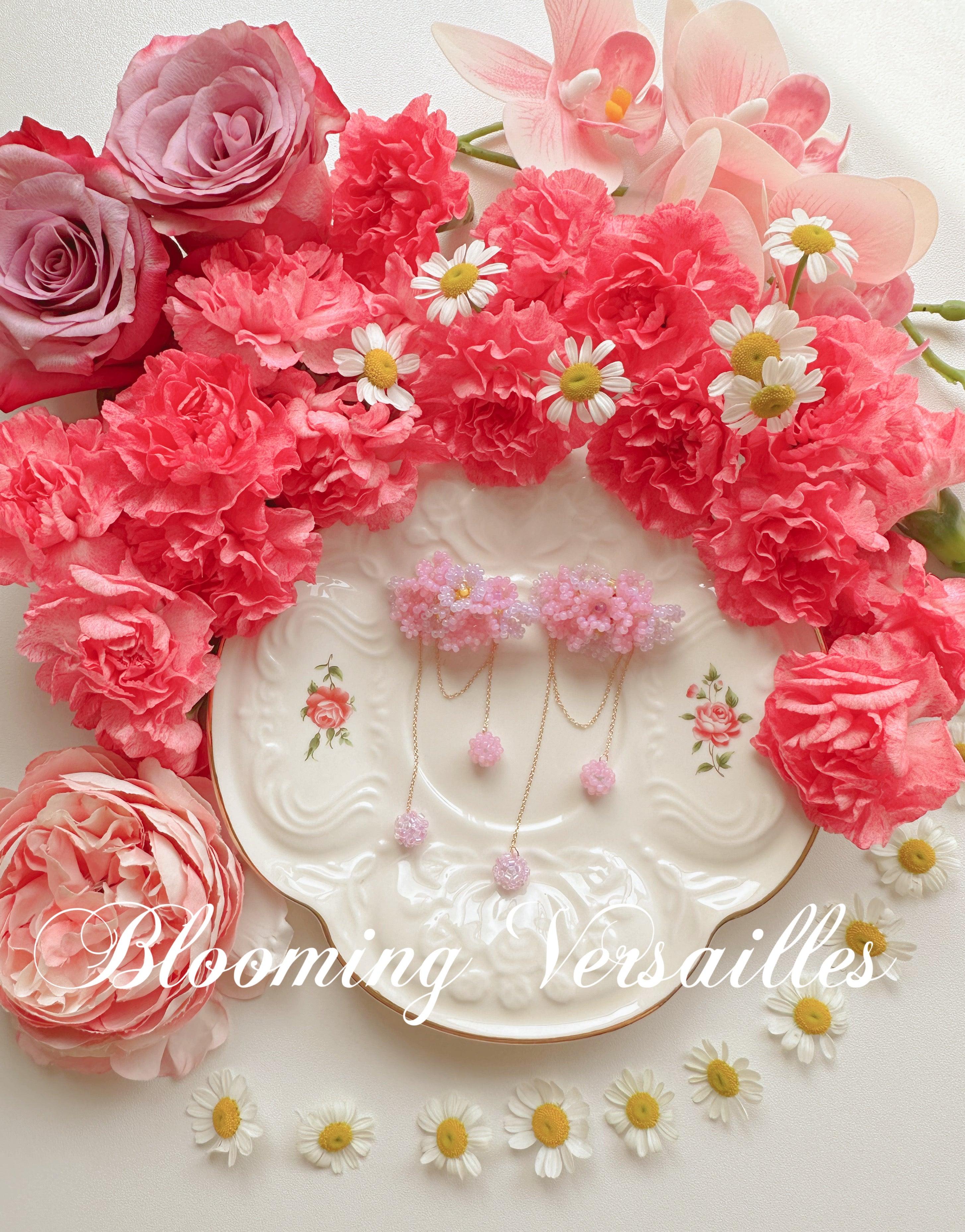 Hanafubuki Flower Beaded Clip