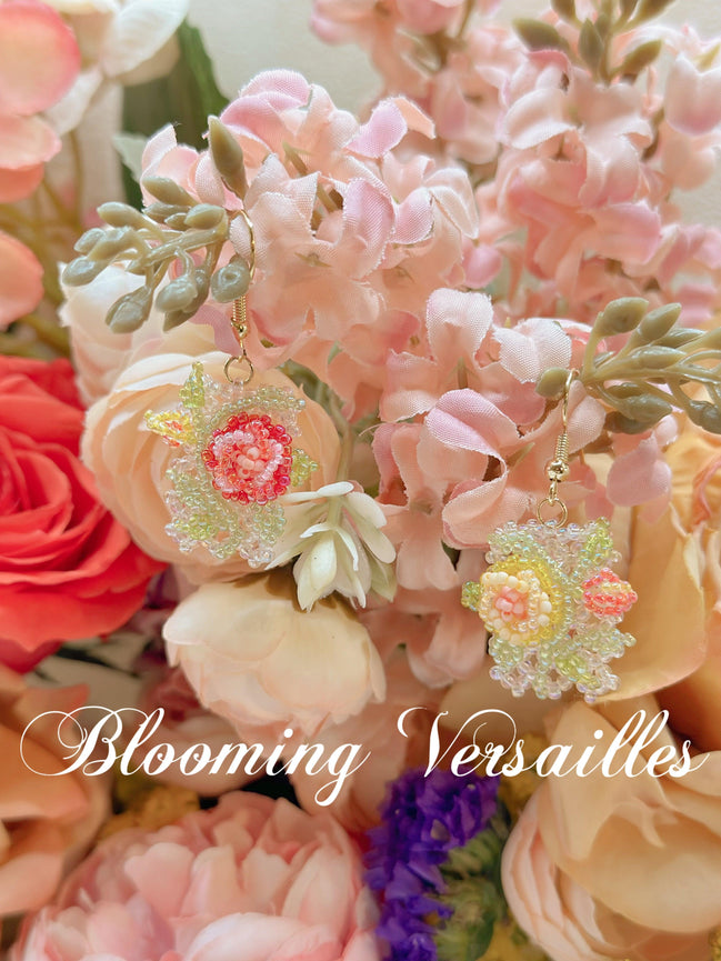 Secret Garden Flower Beaded Earrings
