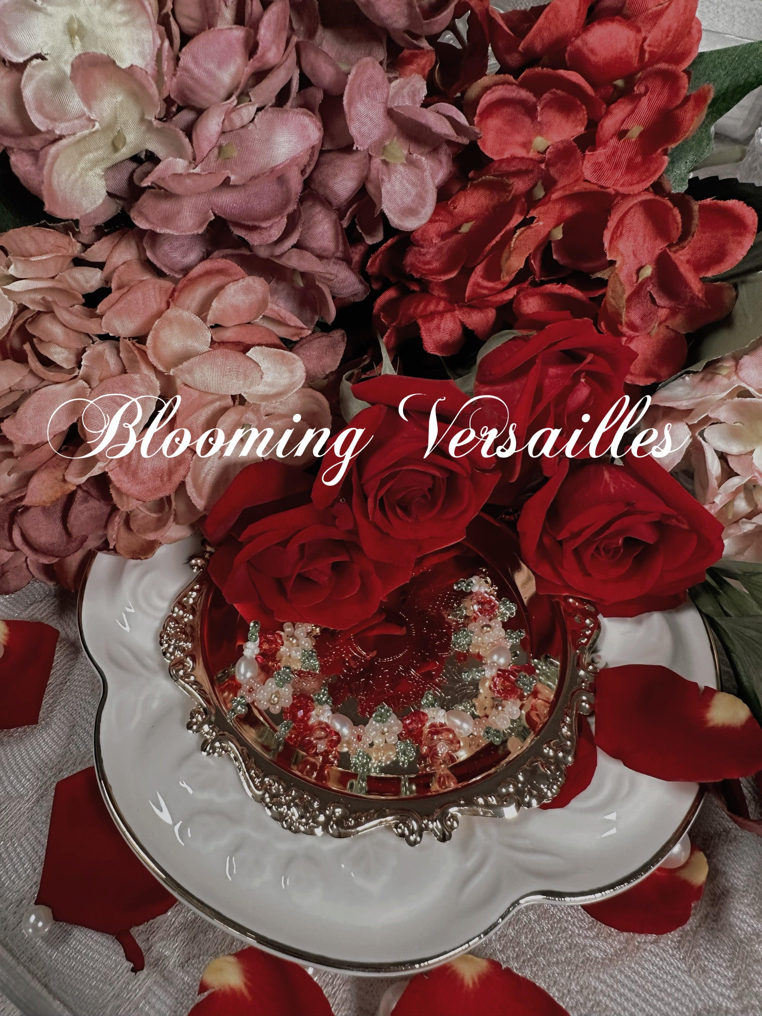 Ruby Serenada Flower Beaded Bracelet