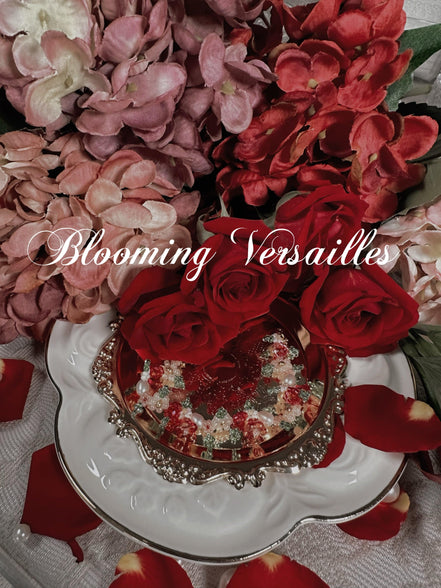 Ruby Serenada Flower Beaded Bracelet