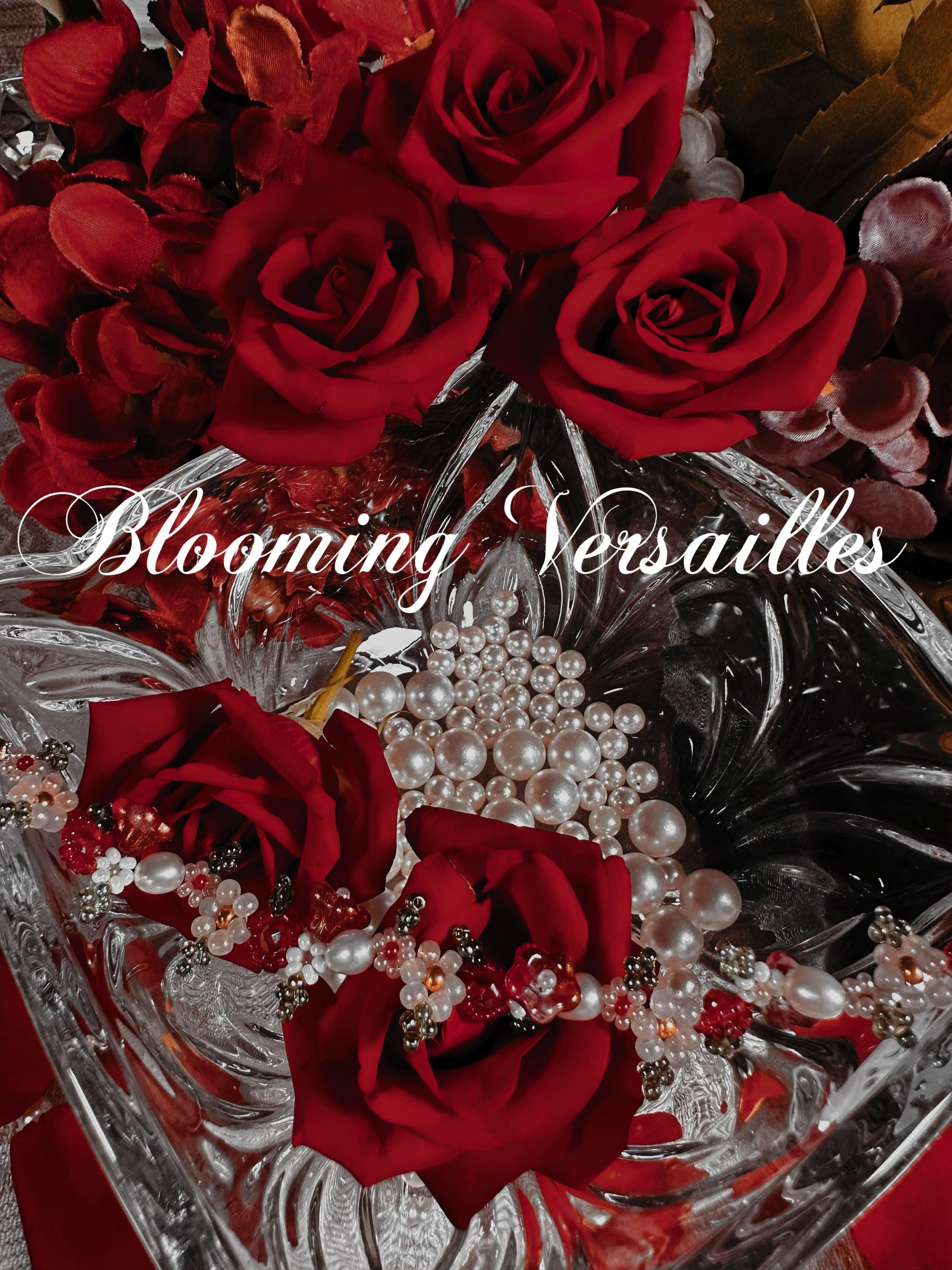 Ruby Serenada Flower Beaded Bracelet