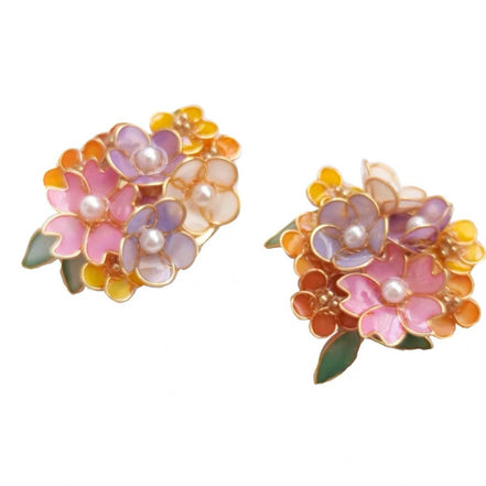 Handmade Summer Bloom Flower Earrings