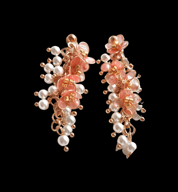 Cherry Blossom Pearl Earrings