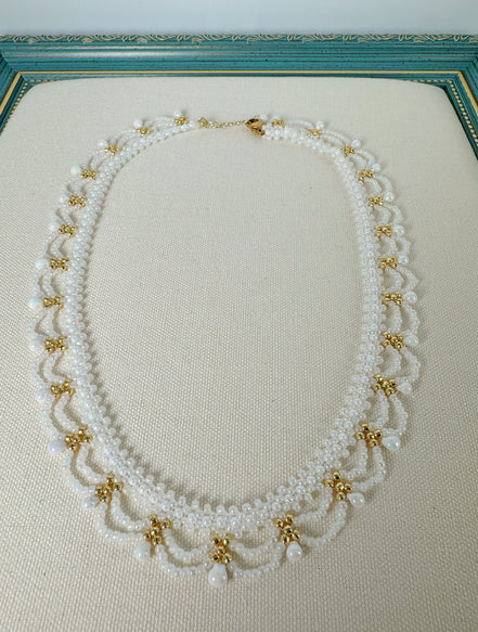 Rococo Beaded Necklace