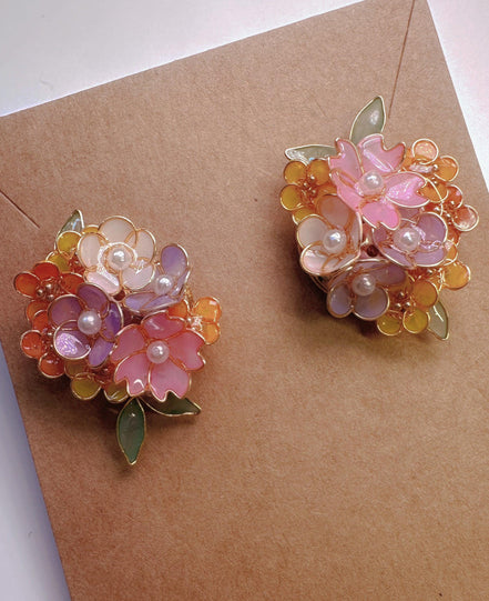Handmade Summer Bloom Flower Earrings